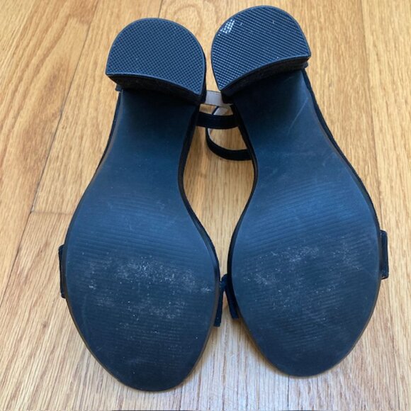 Steve Madden Carrson Block Heel Black Suede sandal 5.5 - Picture 11 of 11